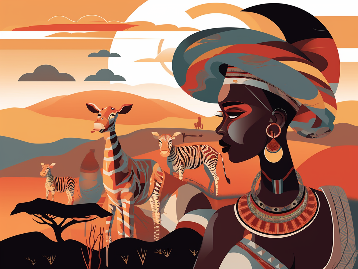 illustration of africa