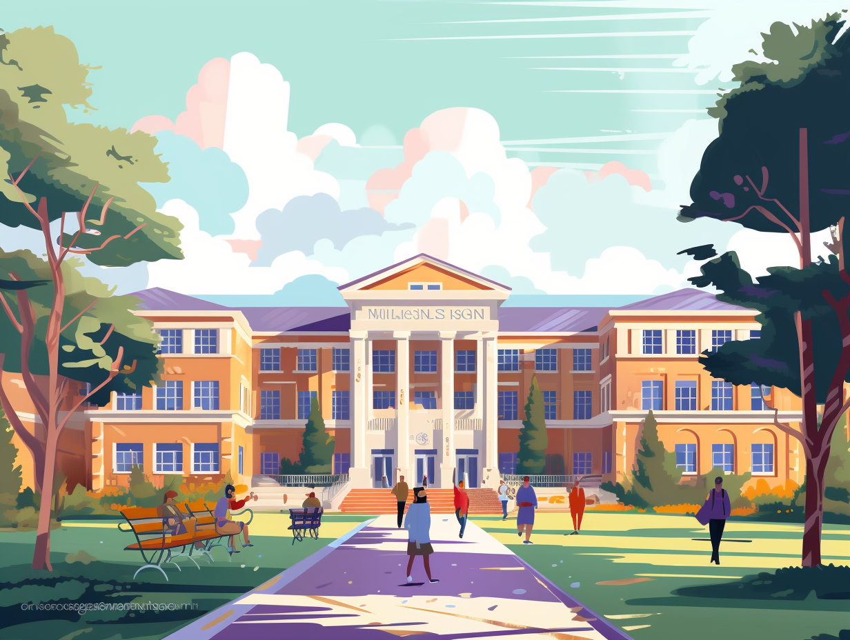 illustration of alcorn-state-university