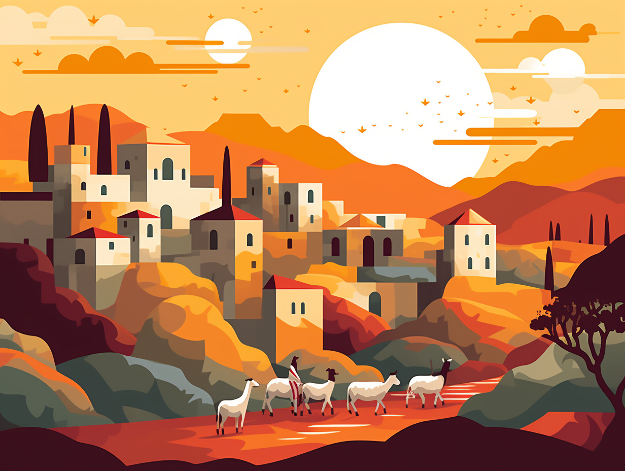 illustration of bethlehem