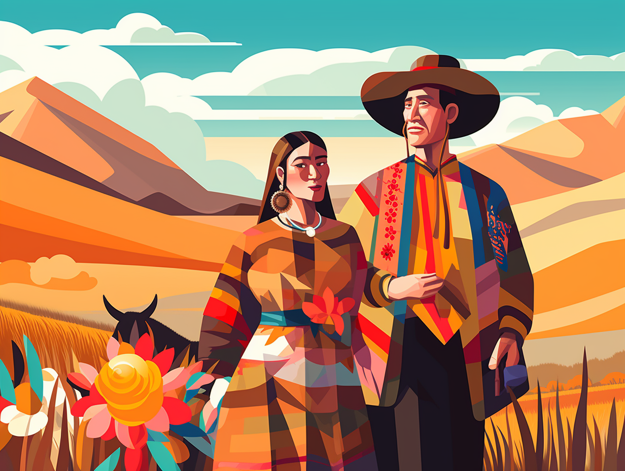 illustration of bolivia