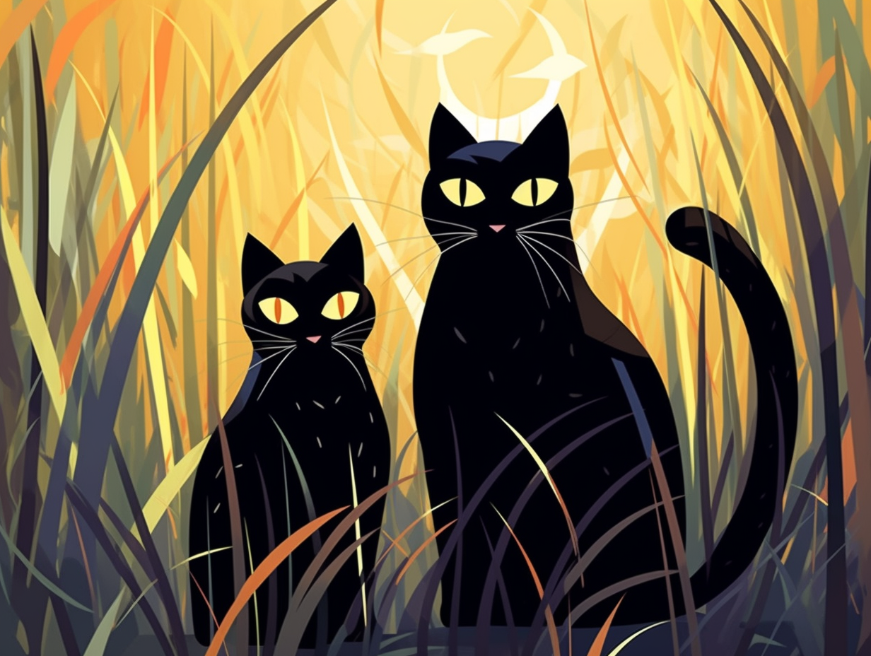 illustration of bombay-cats