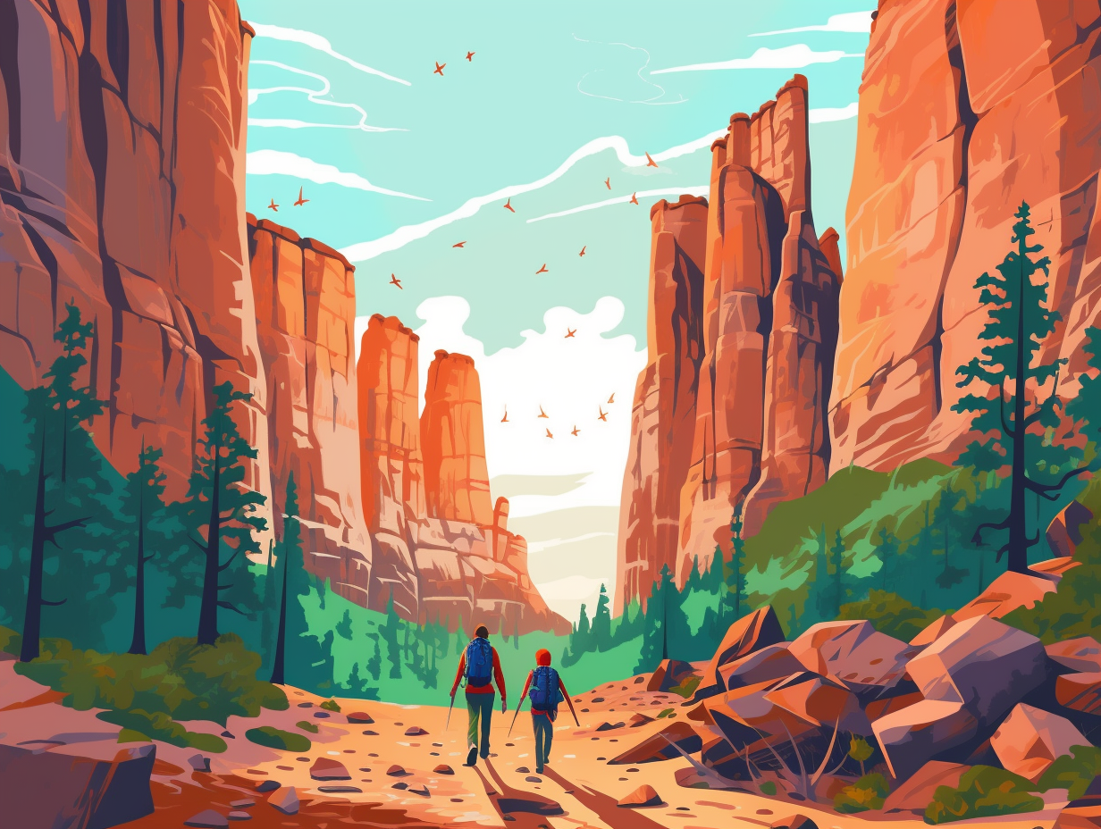 illustration of bryce-canyon