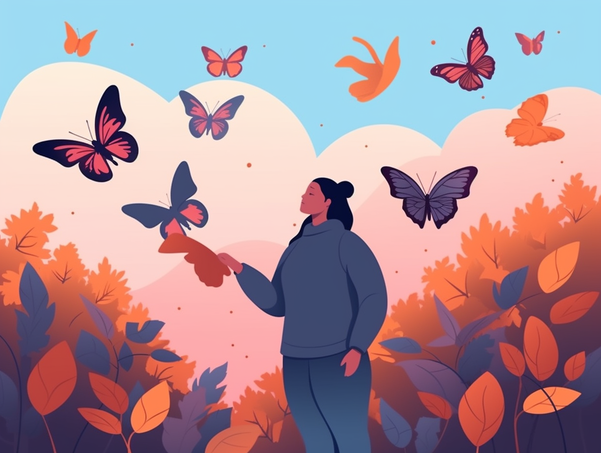 illustration of butterflies