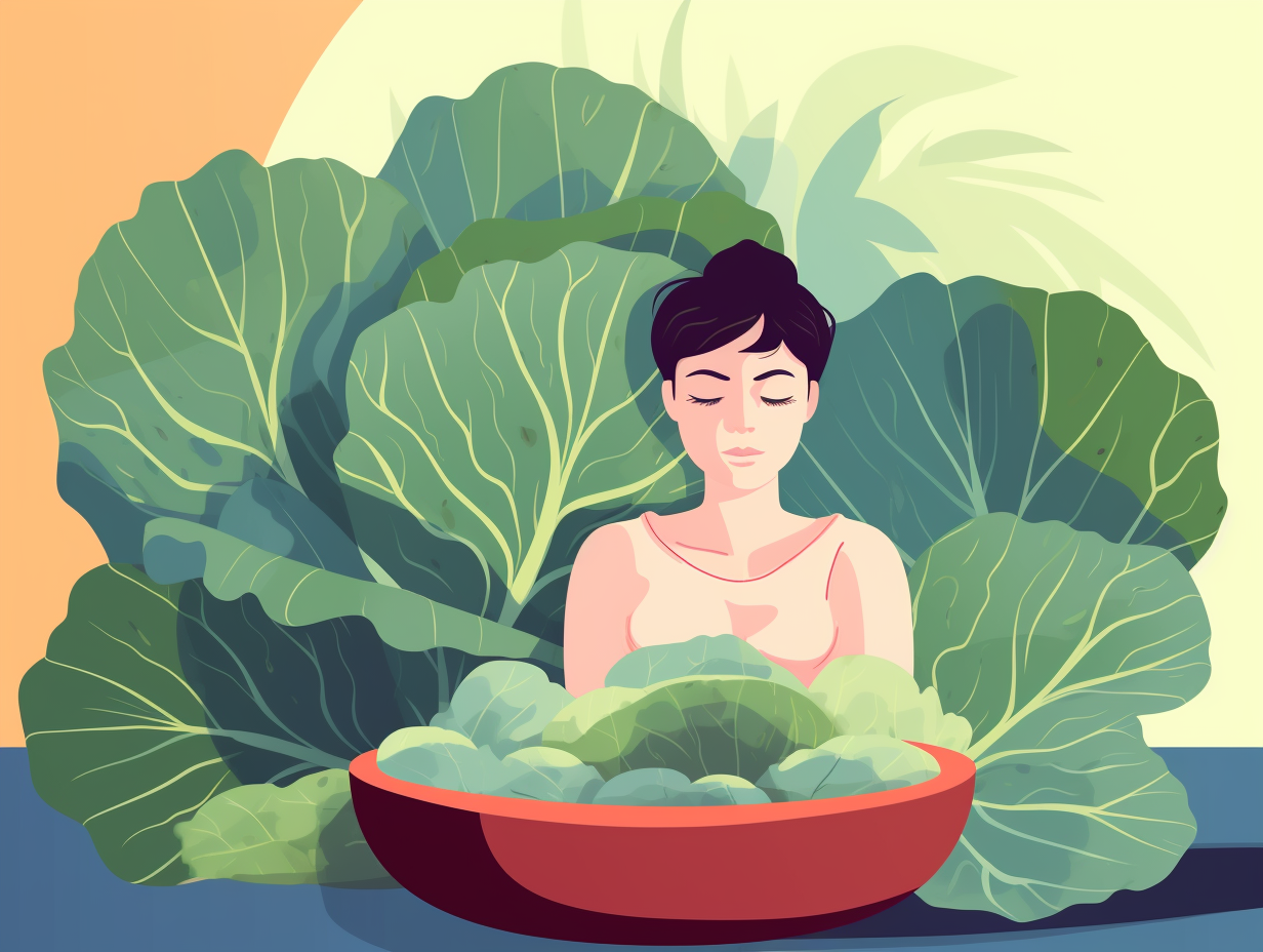 illustration of cabbage