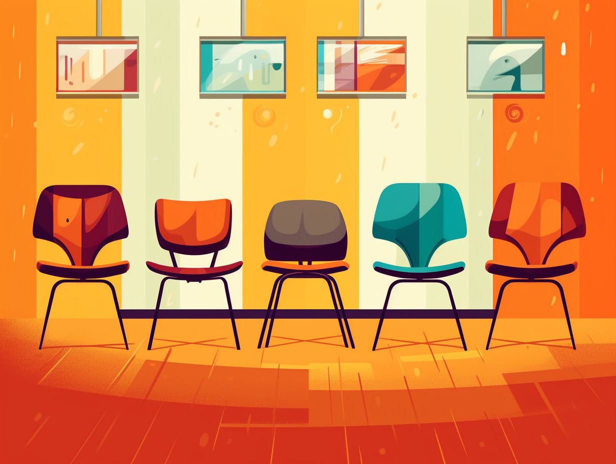 illustration of chairs