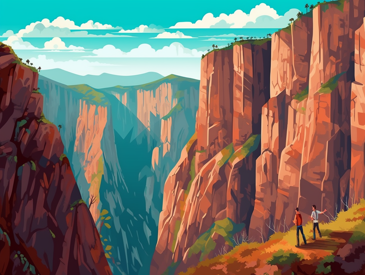 illustration of copper-canyon