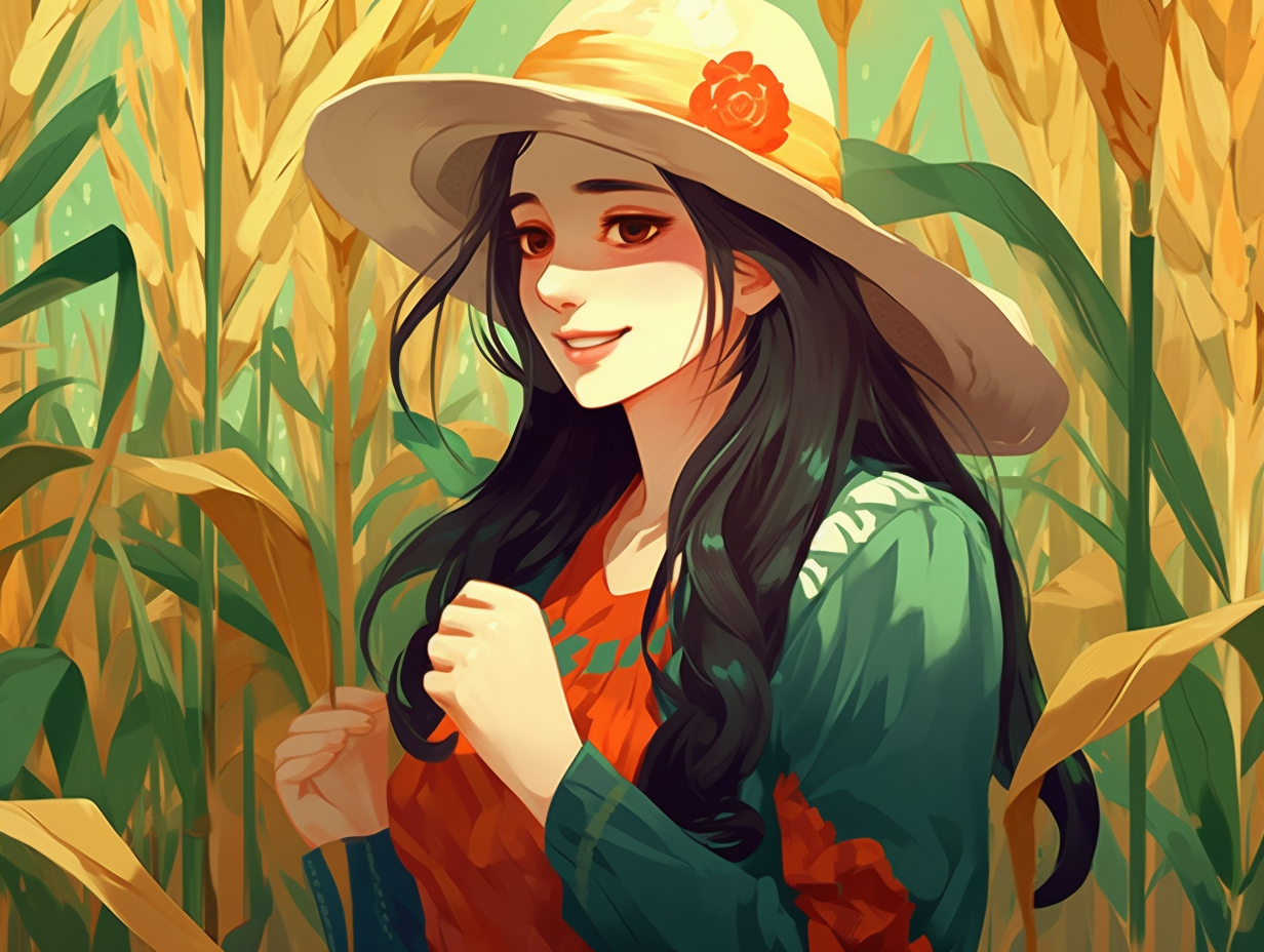 illustration of corn