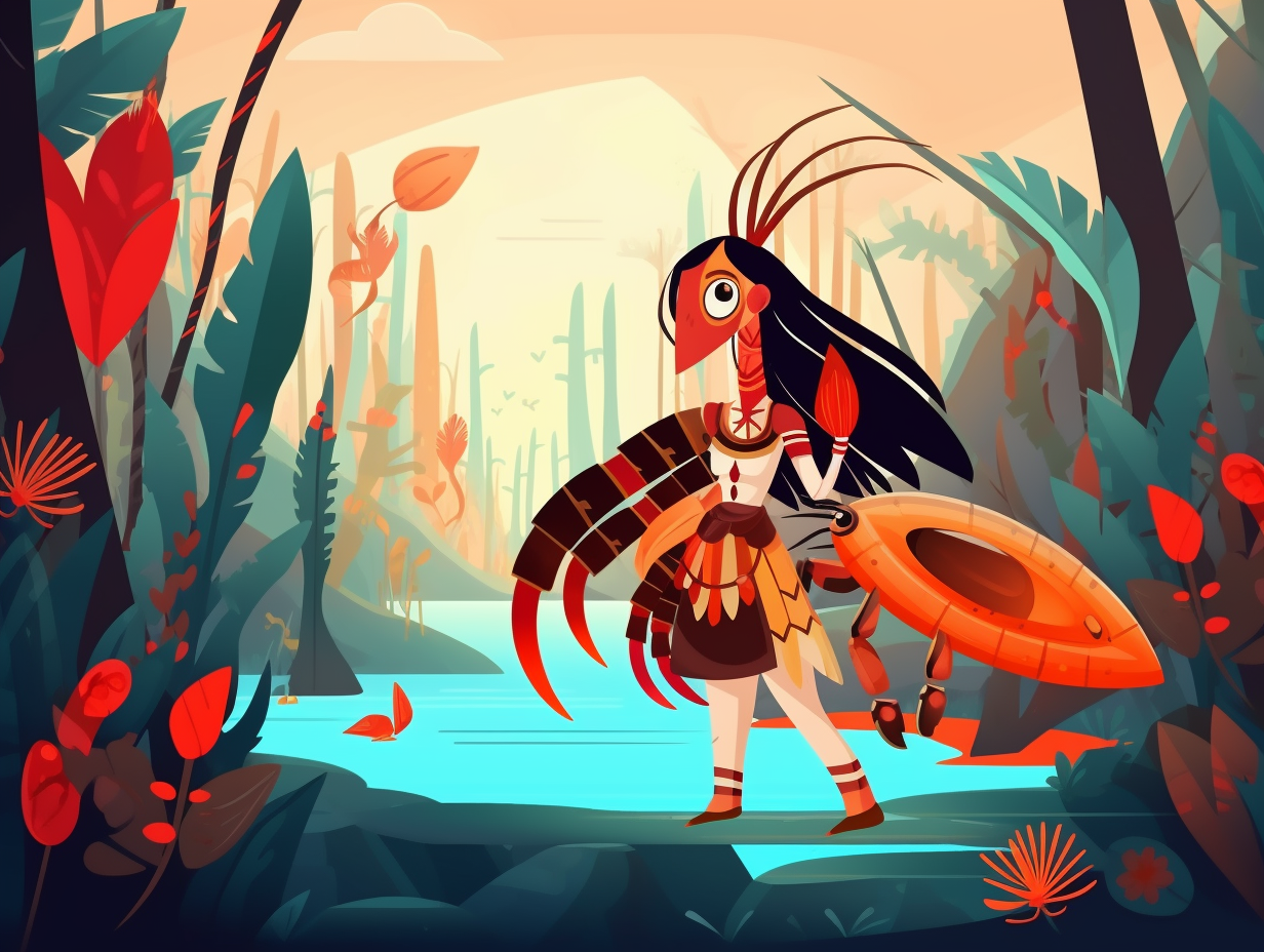illustration of crayfish