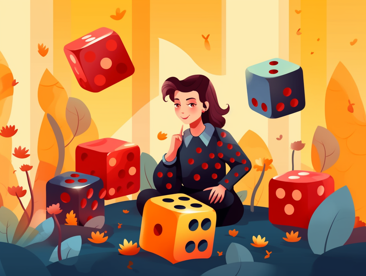 illustration of dice