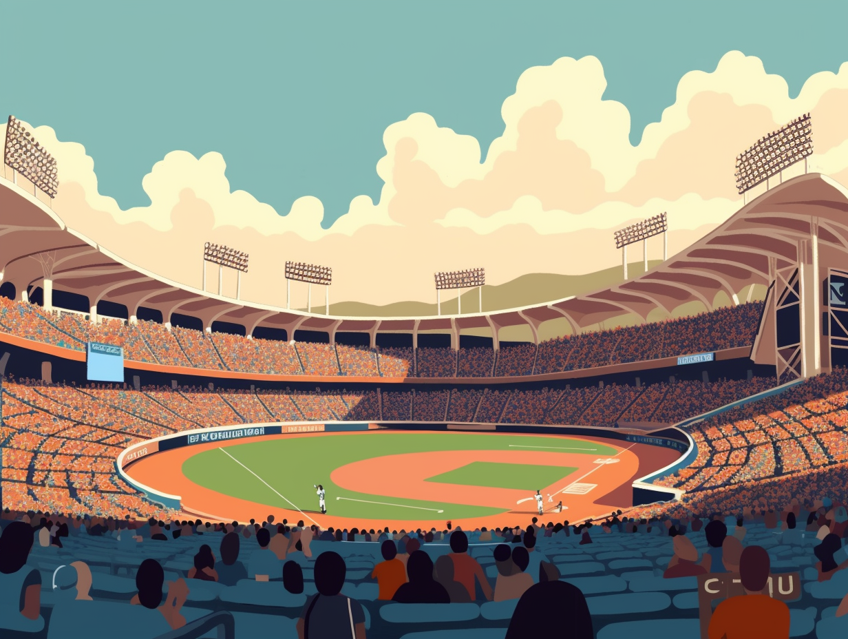 illustration of dodger-stadium