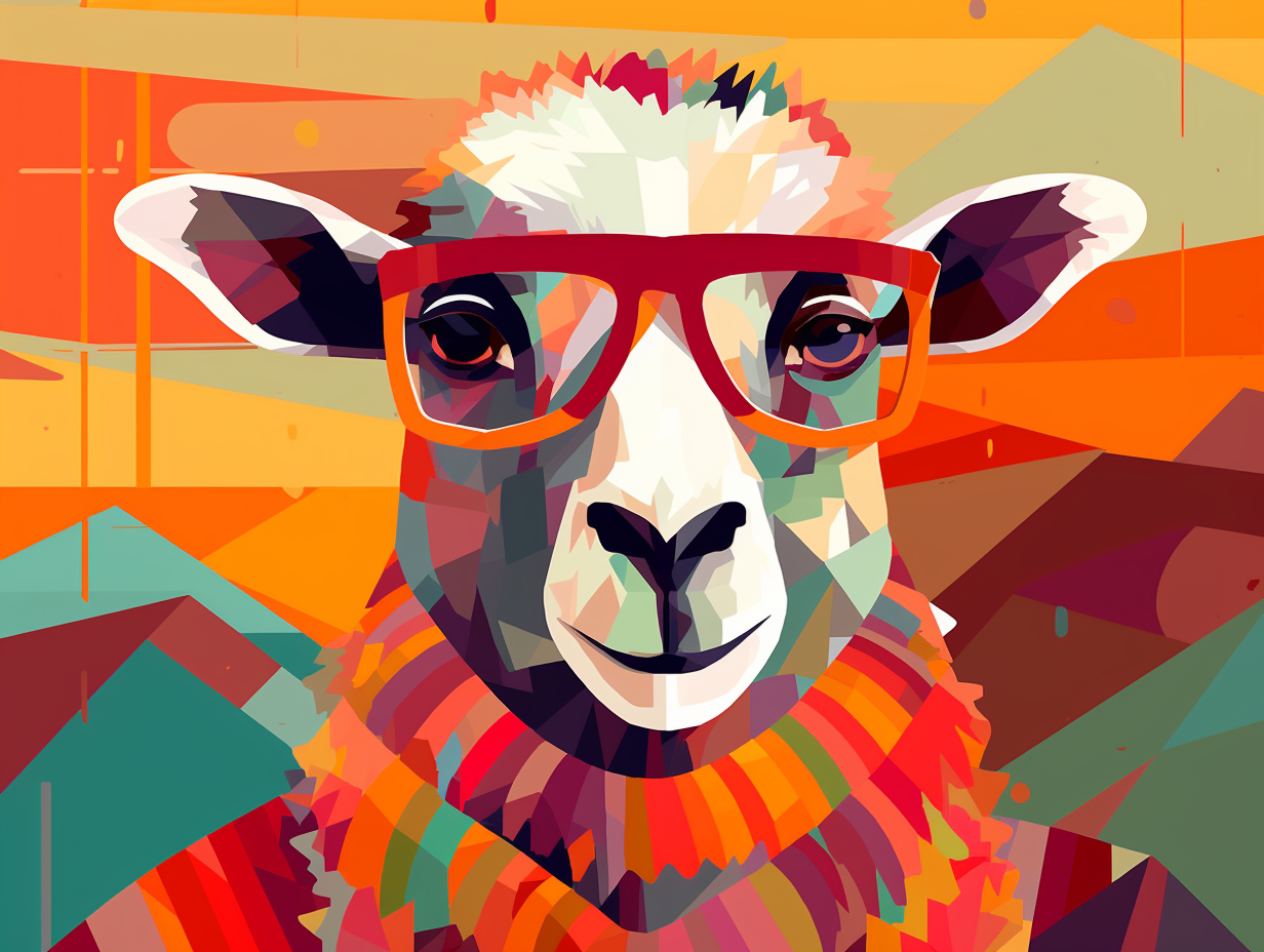 illustration of dorper-sheep