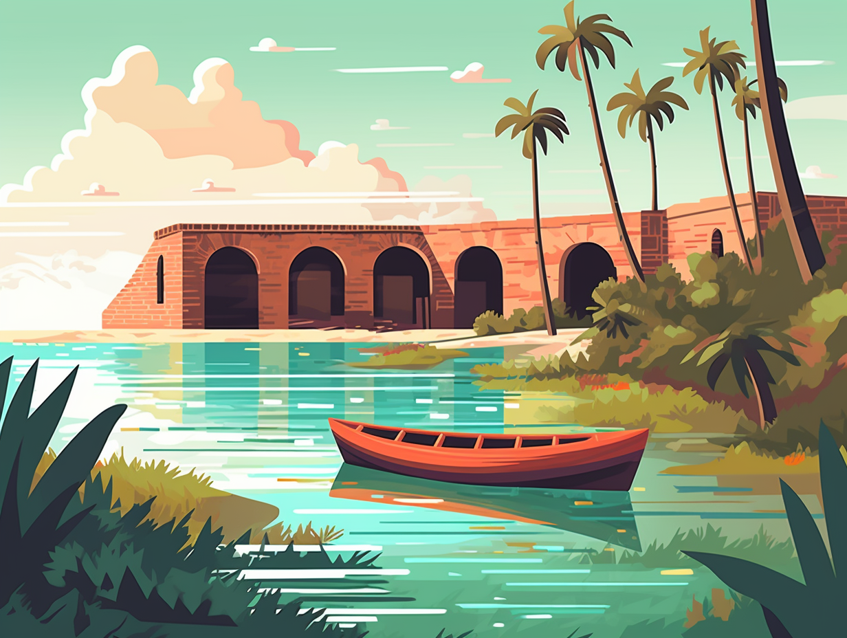 illustration of dry-tortugas-national-park