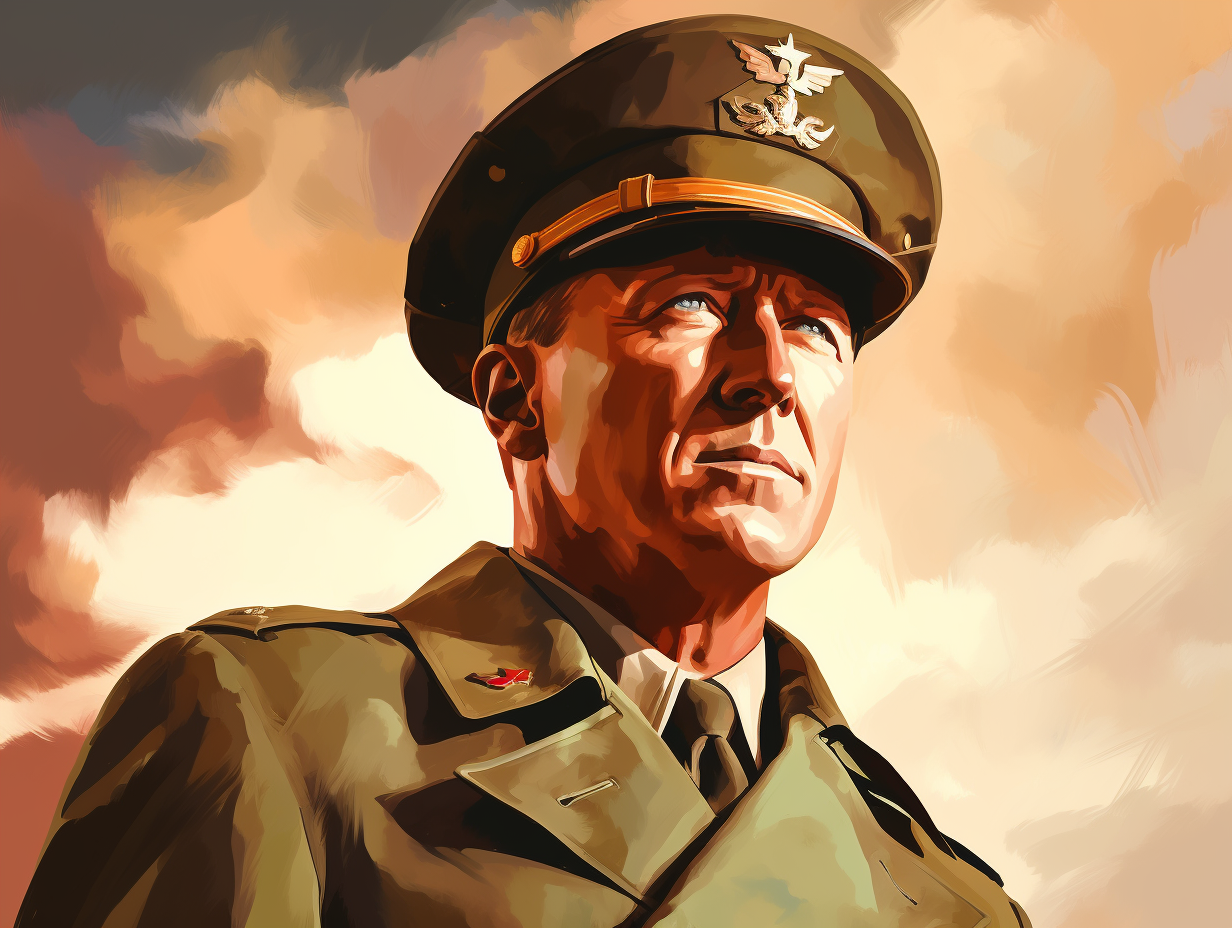 illustration of george-patton