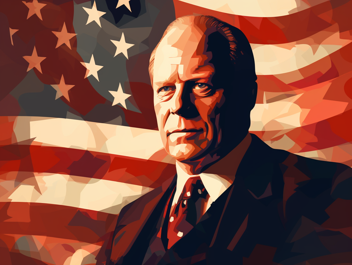 illustration of gerald-ford