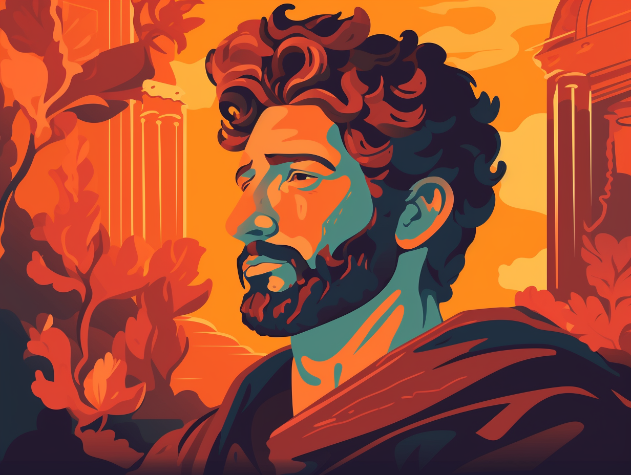 illustration of hadrian