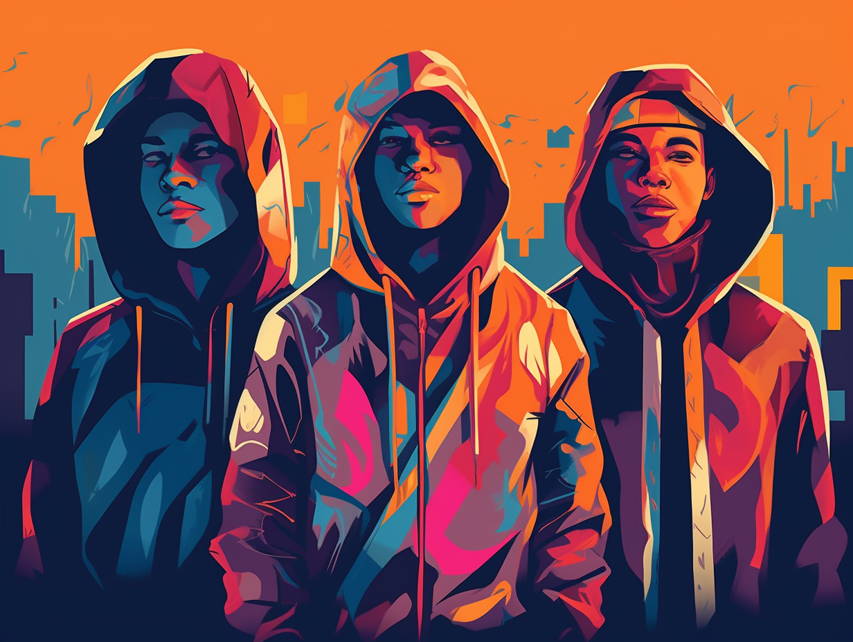 illustration of hoodies