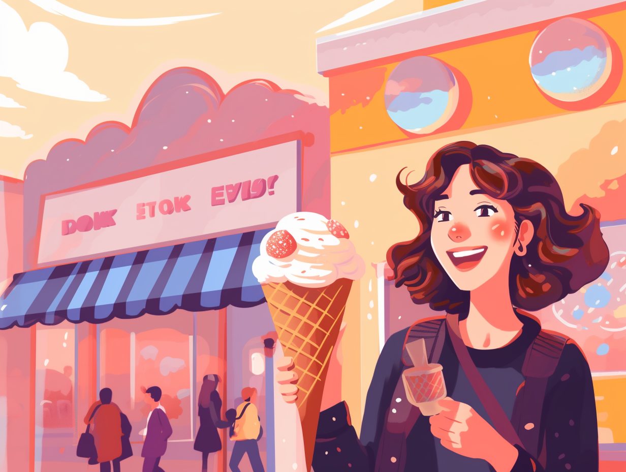 illustration of ice-cream