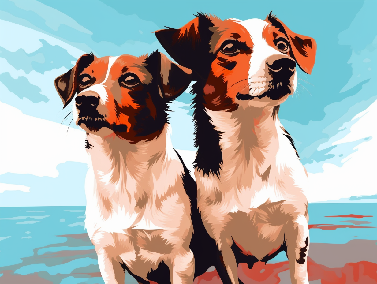 illustration of jack-russell-terriers