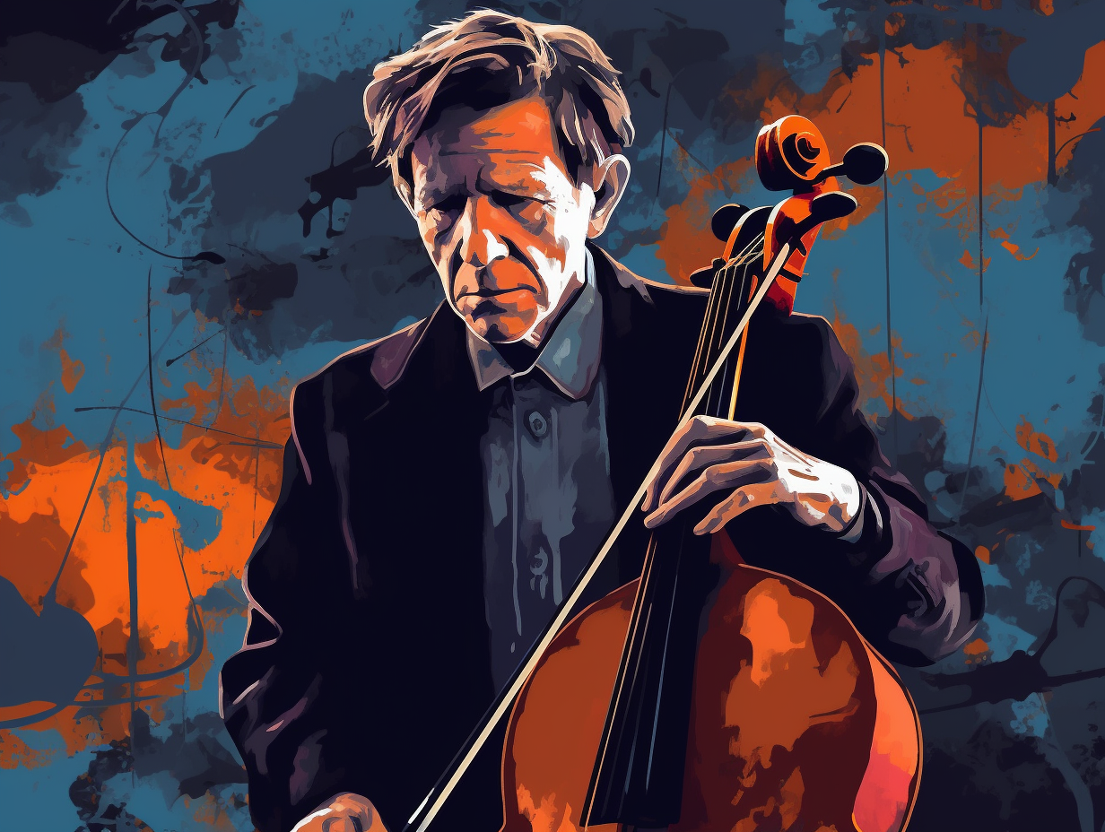 illustration of john-cage