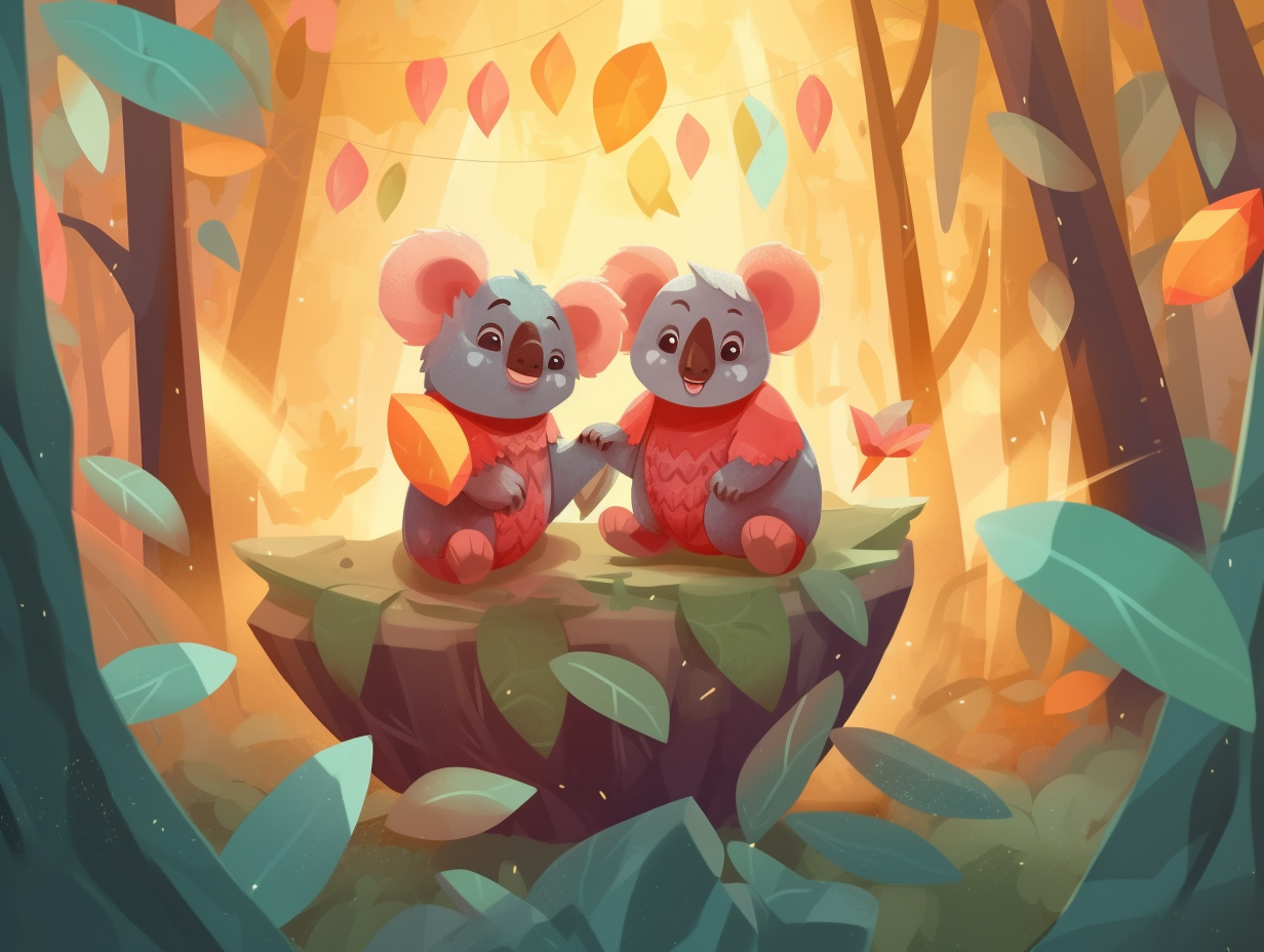 illustration of koalas-for-kids