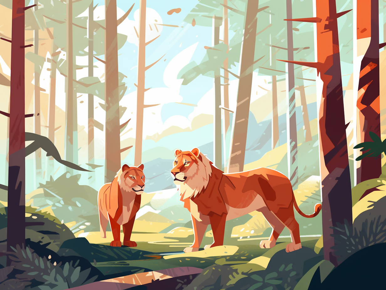 illustration of ligers
