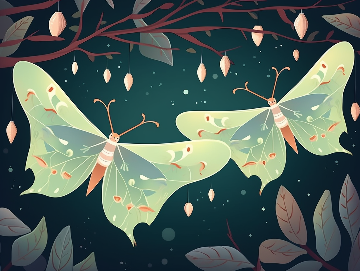 Male Luna Moths: Masters of Love Radar