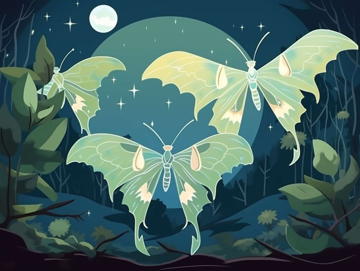 Luna Moths: Bat Ninjas with Toxic Vomit