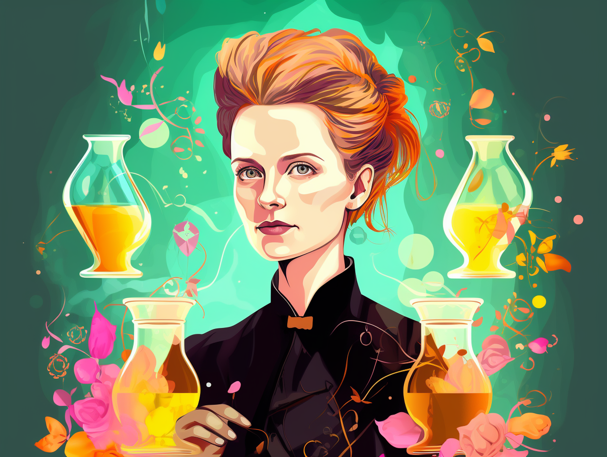 illustration of marie-curie