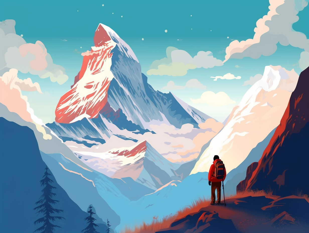 illustration of matterhorn