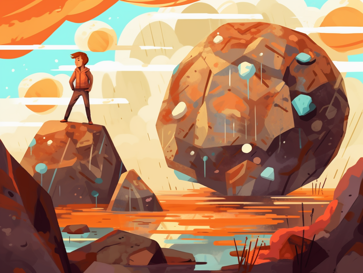 illustration of metamorphic-rocks