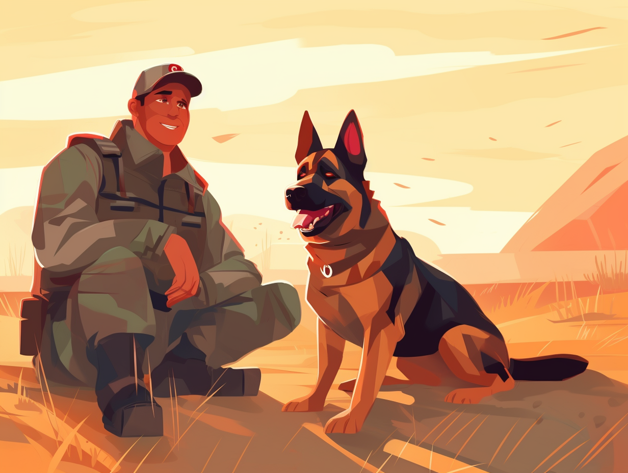 Sgt. Yeager: The Purple Heart Pup