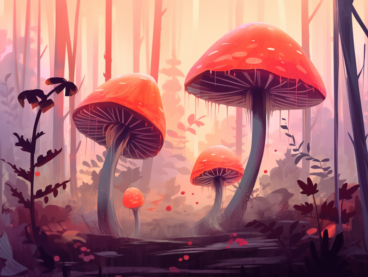 Fossilized Mushroom Time Travel