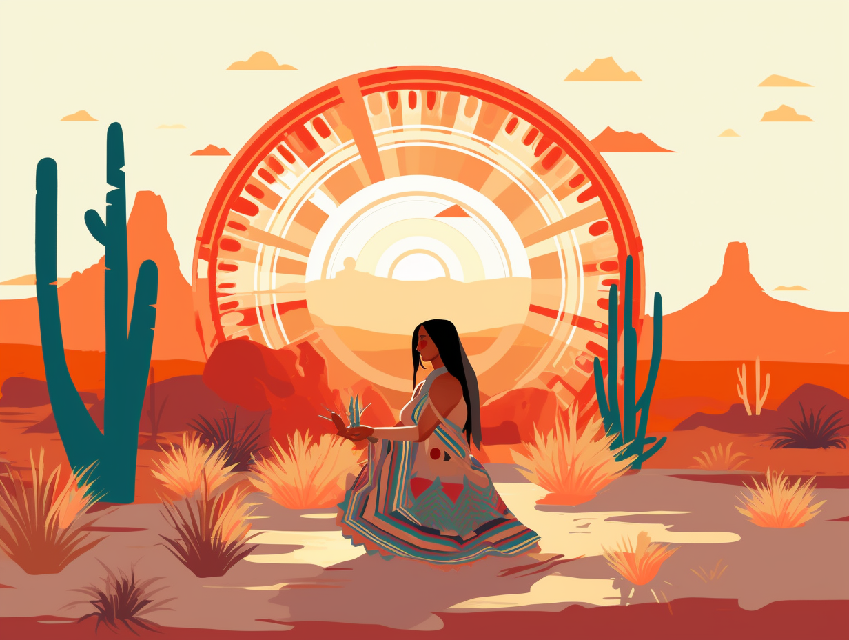 illustration of navajo
