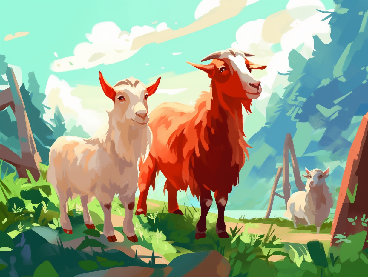 illustration of nigerian-dwarf-goats