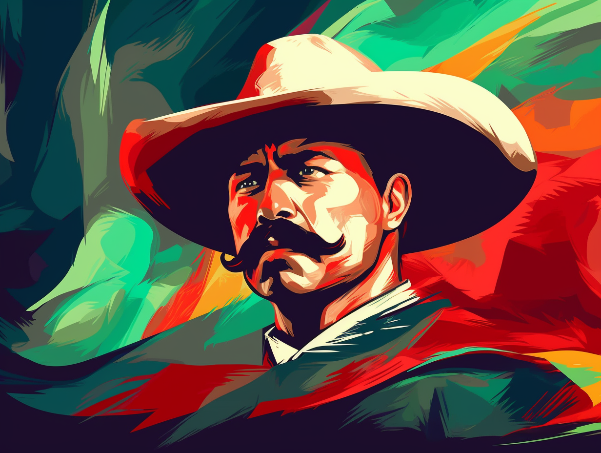 illustration of pancho-villa