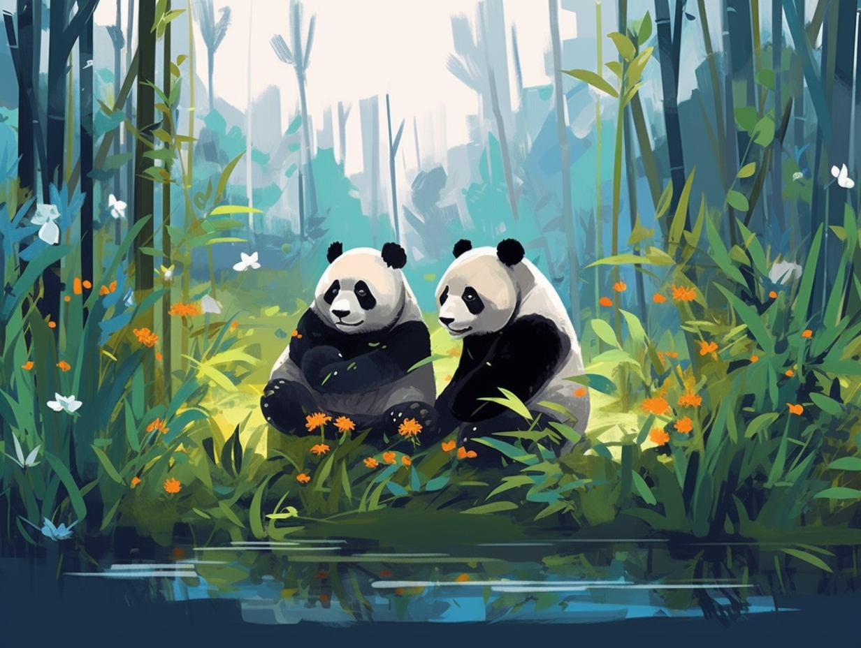 Panda-Chic Hide-and-Seek