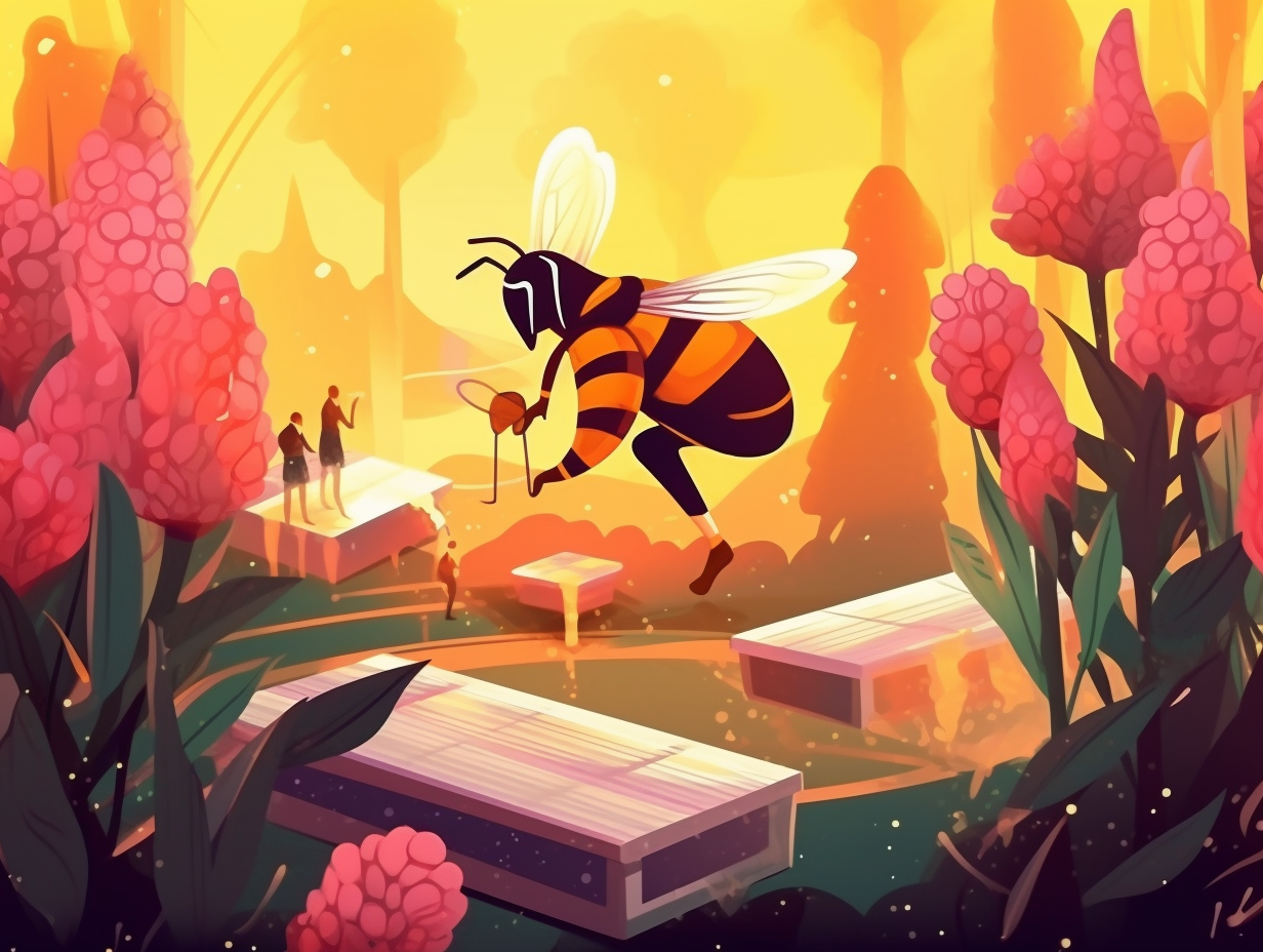 illustration of pollinators