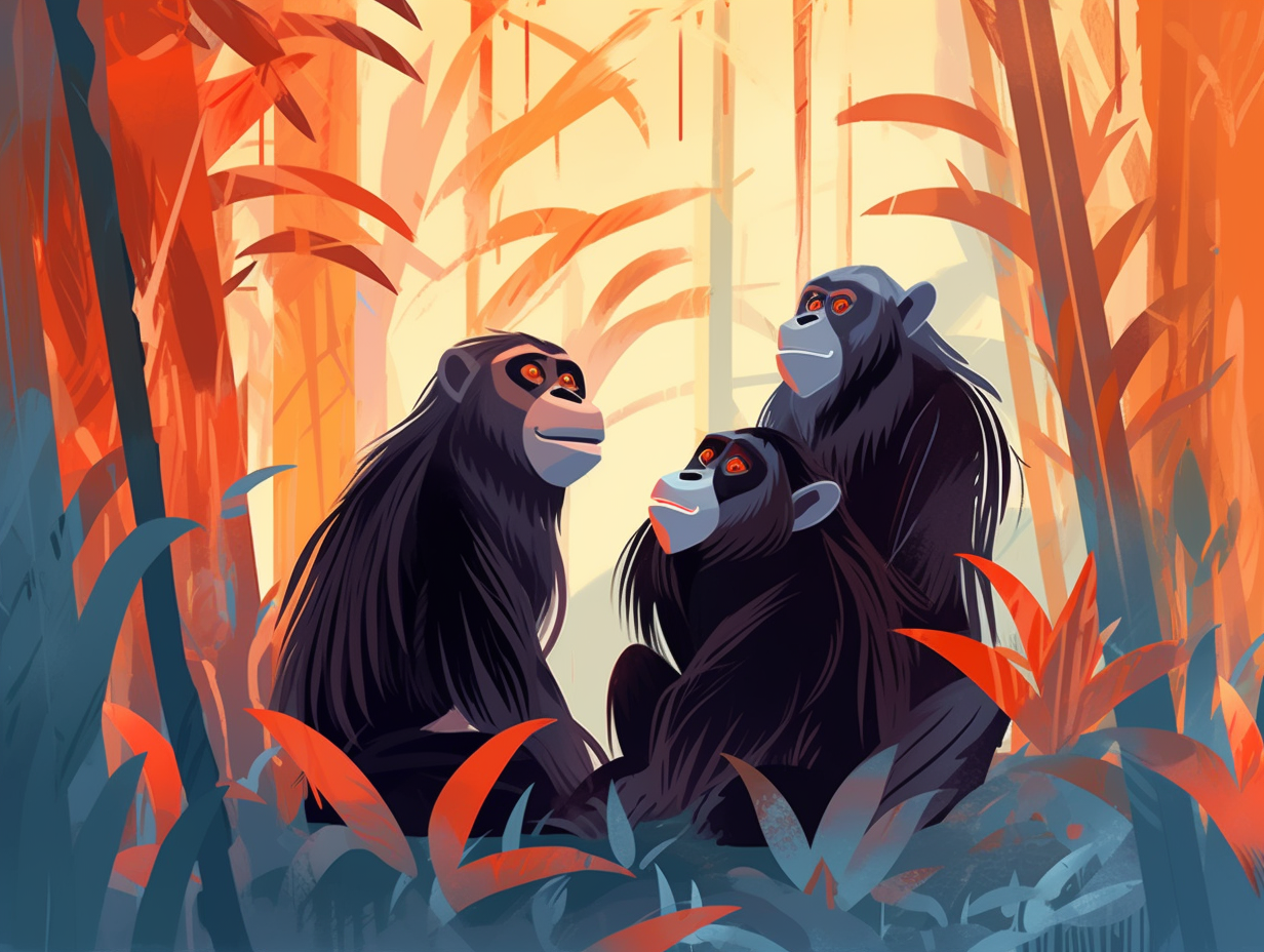 Black Howler Monkeys: Colorful Age Progression