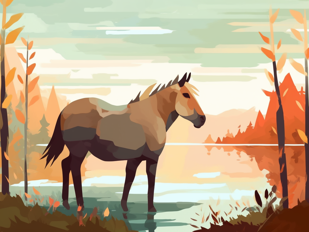 illustration of przewalskis-horse
