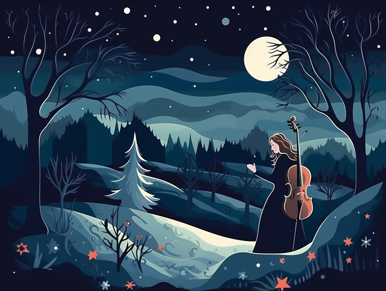 illustration of silent-night