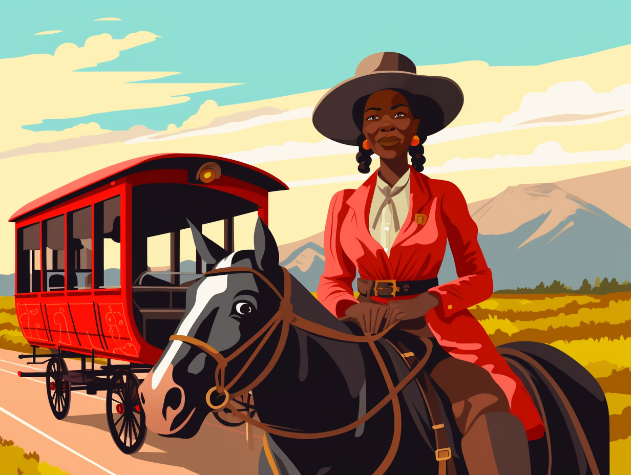 illustration of stagecoach-mary-fields