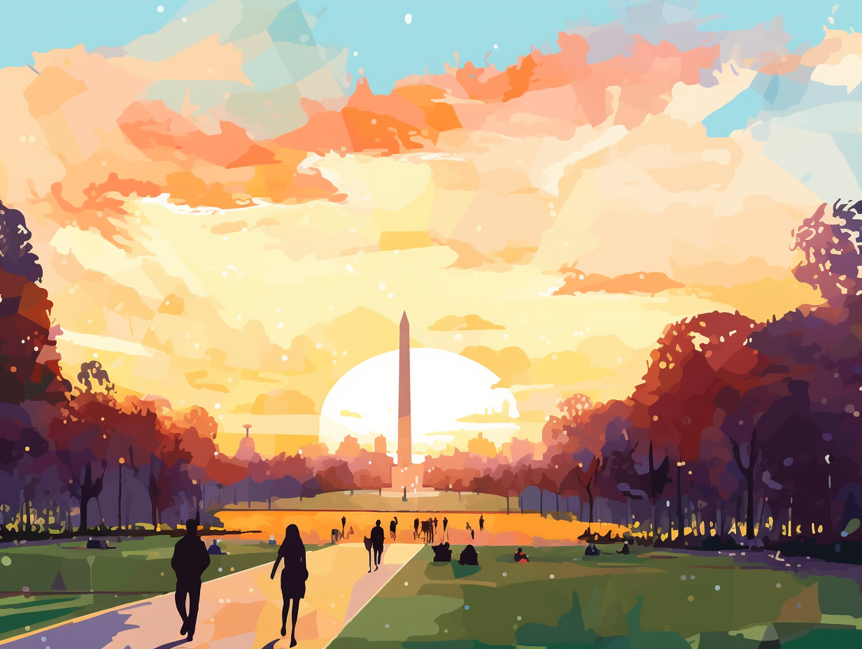 illustration of the-national-mall