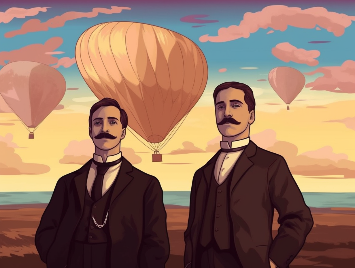 illustration of the-wright-brothers