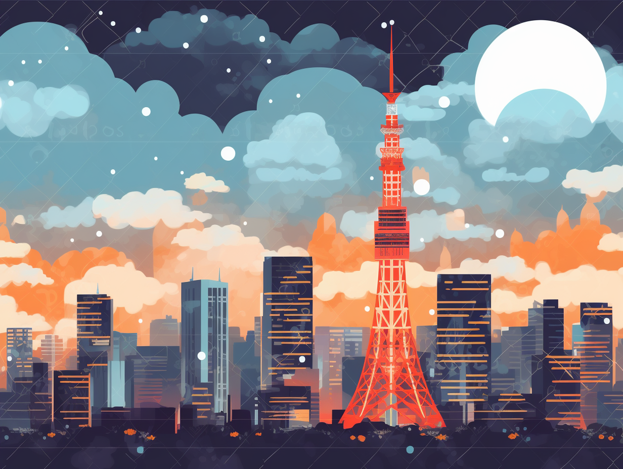 illustration of tokyo-tower