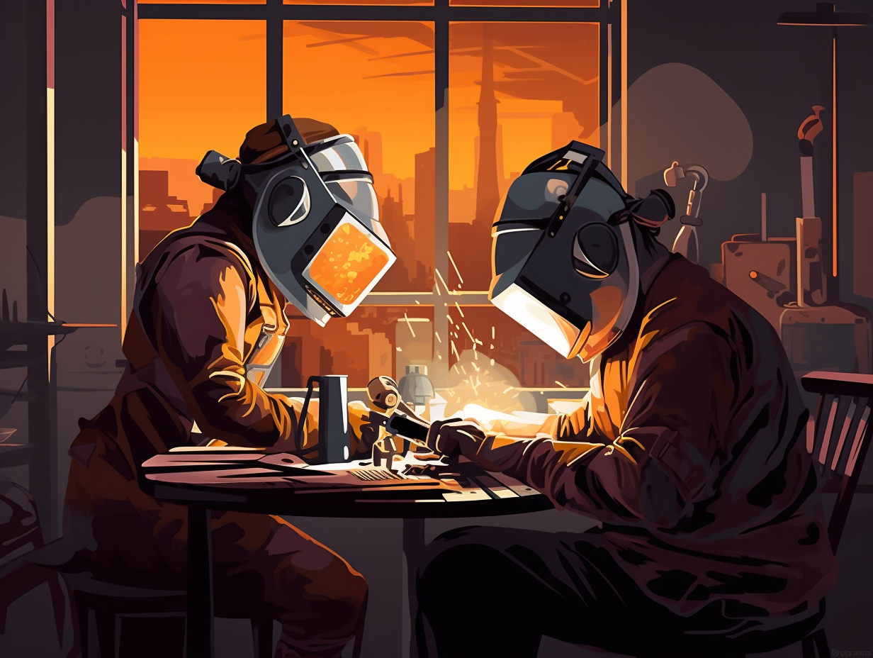 illustration of welding